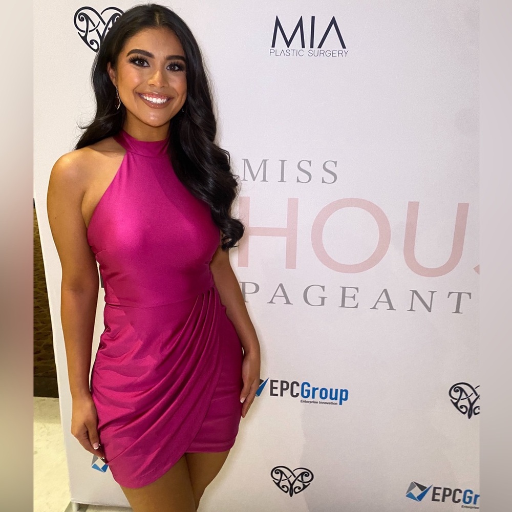 Magenta Cocktail Pageant Dress